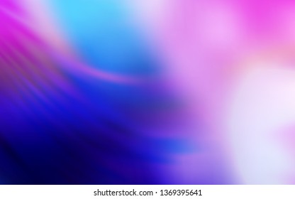 Light Purple, Pink vector blurred shine abstract template. Modern abstract illustration with gradient. The best blurred design for your business.