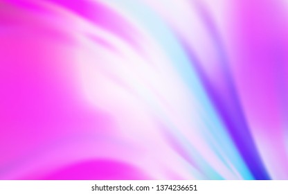 Light Purple, Pink vector blurred bright pattern. Glitter abstract illustration with gradient design. Completely new design for your business.
