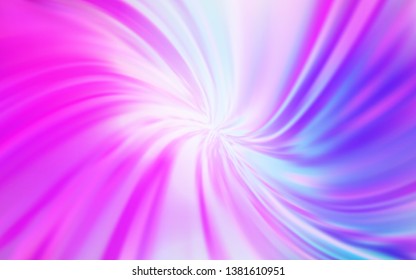 Light Purple, Pink vector blurred shine abstract background. Colorful illustration in abstract style with gradient. The best blurred design for your business.