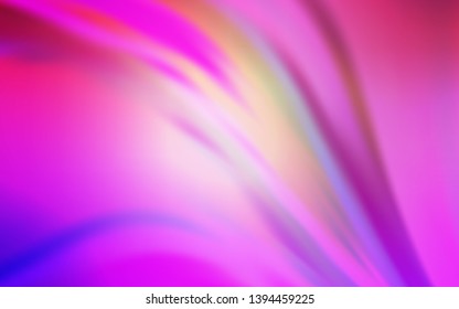 Light Purple, Pink vector blurred bright pattern. Creative illustration in halftone style with gradient. New design for your business.