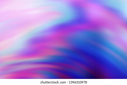 Light Purple, Pink vector blurred bright template. Modern abstract illustration with gradient. New style for your business design.