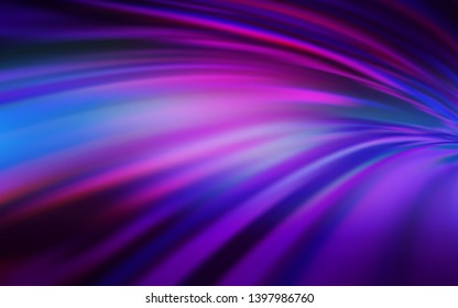 Light Purple, Pink vector blurred shine abstract template. Shining colored illustration in smart style. New design for your business.