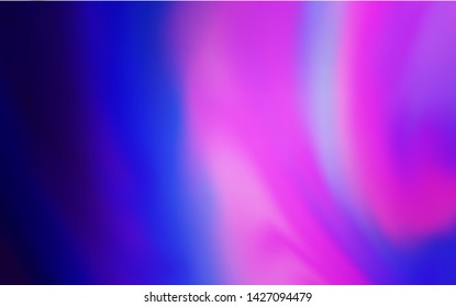 Light Purple, Pink vector blurred shine abstract texture. Glitter abstract illustration with gradient design. Background for designs.