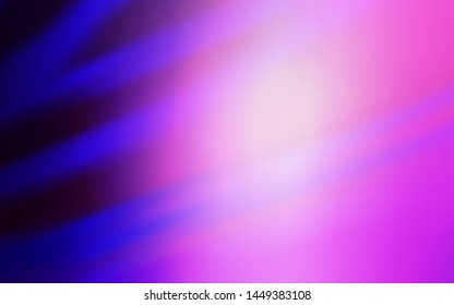 Light Purple, Pink vector blurred pattern. Creative illustration in halftone style with gradient. New design for your business.