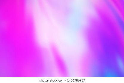 Light Purple, Pink vector blurred template. Creative illustration in halftone style with gradient. New style for your business design.