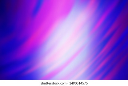 Light Purple, Pink vector blurred template. Colorful illustration in abstract style with gradient. New design for your business.