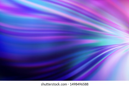 Light Purple, Pink vector blurred pattern. Glitter abstract illustration with gradient design. New way of your design.