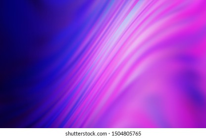 Light Purple, Pink vector blurred and colored pattern. An elegant bright illustration with gradient. Background for designs.