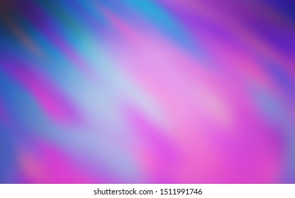 Light Purple, Pink vector blurred bright template. Colorful illustration in abstract style with gradient. Elegant background for a brand book.