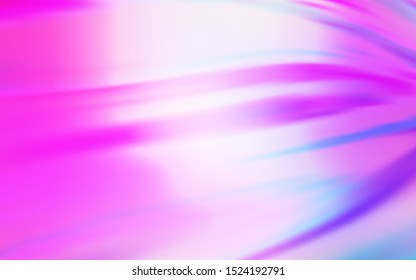 Light Purple, Pink vector blurred shine abstract background. Colorful illustration in abstract style with gradient. Smart design for your work.