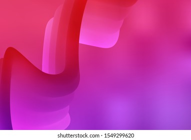 Light Purple, Pink vector blurred template. A completely new colored illustration in blur style. New design for your business.