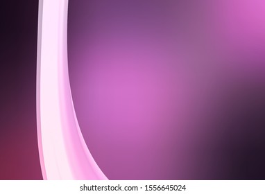 Light Purple, Pink vector blurred shine abstract template. Modern abstract illustration with gradient. Background for designs.