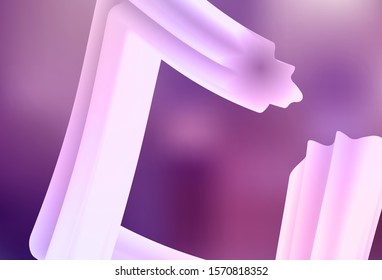 Light Purple, Pink vector blurred background. Abstract colorful illustration with gradient. Background for a cell phone.