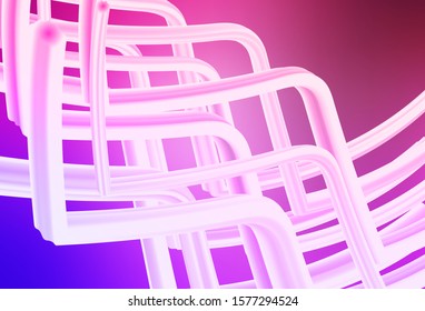 Light Purple, Pink vector blurred bright pattern. Colorful illustration in abstract style with gradient. Background for designs.