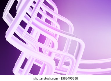 Light Purple, Pink vector blurred shine abstract background. Abstract colorful illustration with gradient. New style design for your brand book.