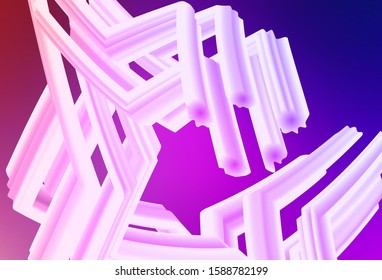 Light Purple, Pink vector blurred bright pattern. Creative illustration in halftone style with gradient. Background for a cell phone.