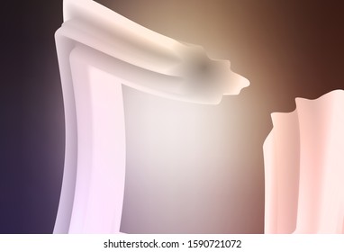 Light Purple, Pink vector blurred bright pattern. Colorful illustration in abstract style with gradient. Background for a cell phone.