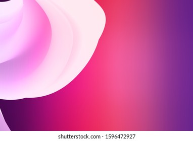 Light Purple, Pink vector blurred bright pattern. Colorful abstract illustration with gradient. Background for designs.