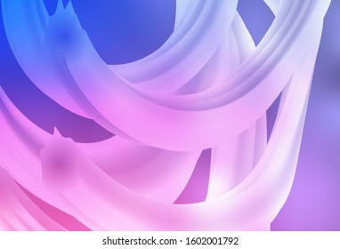 Light Purple, Pink vector blurred bright pattern. An elegant bright illustration with gradient. Elegant background for a brand book.