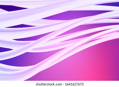 Light Purple, Pink vector blurred shine abstract template. Colorful illustration in abstract style with gradient. New style for your business design.