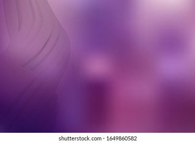 Light Purple, Pink vector blurred template. Colorful illustration in abstract style with gradient. New way of your design.