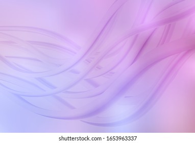 Light Purple, Pink vector blurred bright template. Creative illustration in halftone style with gradient. New design for your business.
