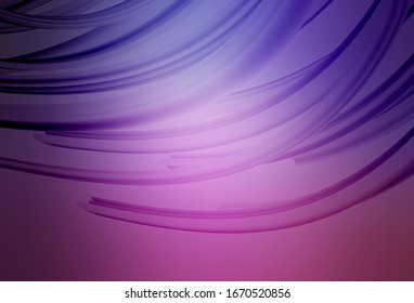 Light Purple, Pink vector blurred template. Shining colorful illustration in smart style. Background for designs.