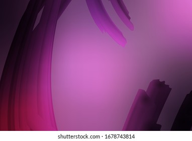 Púrpura clara, vector rosa difuminado brillo de fondo abstracto. Una ilustración de color completamente nueva en un estilo borroso. Antecedentes elegantes para un libro de marca.