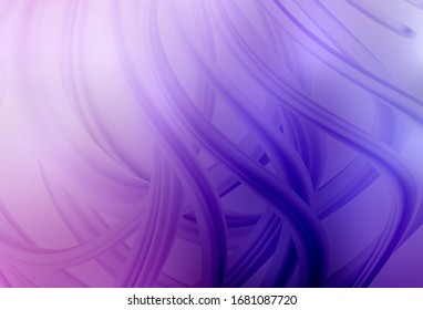 Light Purple, Pink vector blurred template. Shining colorful illustration in smart style. Background for designs.