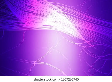 Púrpura clara, vector rosa difuminado brillo de fondo abstracto. Ilustración creativa en estilo de medio tono con degradado. Fondo para un teléfono móvil.