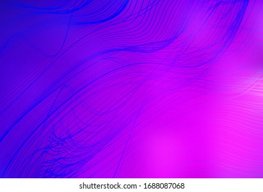 Hellviolett, rosafarbene Vektorillustration unscharfe, helle Vorlage. Eine elegante, helle Illustration mit Farbverlauf. Eleganter Hintergrund für ein Markenbuch.