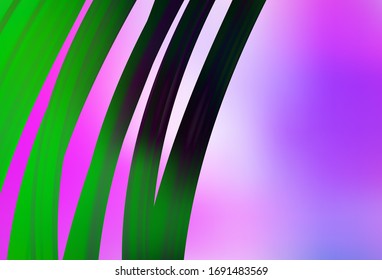 Light Purple, Pink vector blurred bright template. Colorful illustration in abstract style with gradient. The best blurred design for your business.