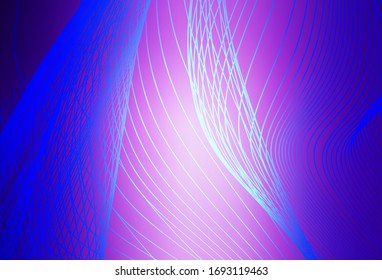 Light Purple, Pink vector blurred pattern. Colorful abstract illustration with gradient. New design for your business.