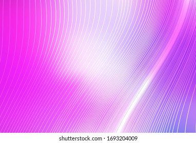 Light Purple, Pink vector blurred shine abstract background. Shining colorful illustration in smart style. Background for a cell phone.
