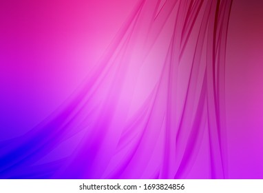 Light Purple, Pink vector blurred template. An elegant bright illustration with gradient. New style design for your brand book.