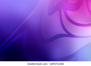 Púrpura clara, vector rosa difuminado brillo de fondo abstracto. Ilustración abstracta moderna con degradado. Fondo para los diseños.