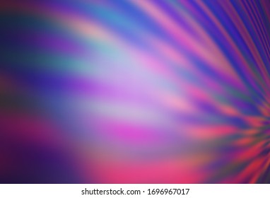 Light Purple, Pink vector blurred shine abstract template. Shining colorful illustration in smart style. Blurred design for your web site.