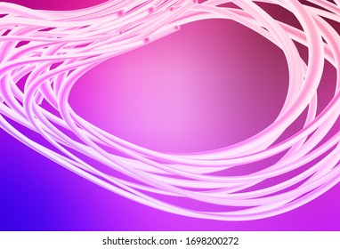 Light Purple, Pink vector blurred shine abstract background. Shining colorful illustration in smart style. Blurred design for your web site.