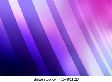 Light Purple, Pink vector blurred bright texture. An elegant bright illustration with gradient. Completely new design for your business.