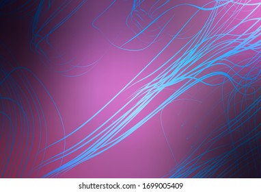 Light Purple, Pink vector blurred bright template. Modern abstract illustration with gradient. New design for your business.