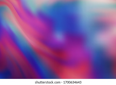 Light Purple, Pink vector blurred bright pattern. Modern abstract illustration with gradient. New style design for your brand book.