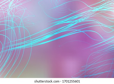 Hellviolett, rosafarbene, unscharfe, glänzende abstrakte Vorlage. Neue farbige Illustration im unscharfen Stil mit Farbverlauf. Neues Design für Ihr Unternehmen.