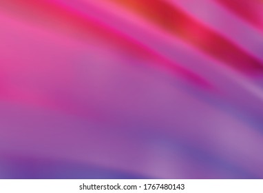 Light Purple, Pink vector blurred bright texture. Glitter abstract illustration with gradient design. Elegant background for a brand book.