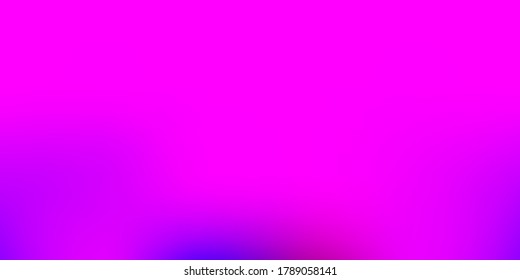 Light Purple, Pink vector blurred layout. Colorful gradient abstract illustration in blur style. Your design for applications.