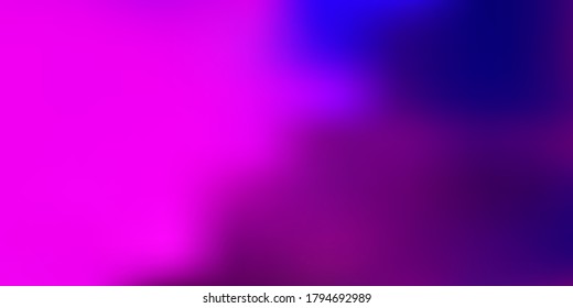 Light purple, pink vector blurred template. Colorful abstract illustration with blur gradient. Best choice for your design.