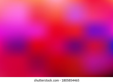 Light Purple, Pink vector blurred pattern. Colorful illustration in abstract style with gradient. Background for designs.