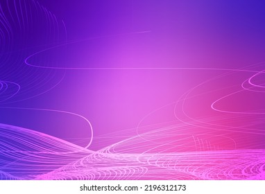 Light Purple, Pink vector blurred shine abstract template. An elegant bright illustration with gradient. The best blurred design for your business.