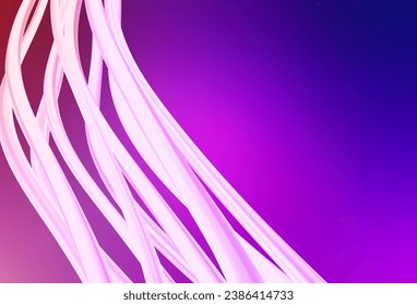 Púrpura claro, patrón borroso del vector rosado. Una elegante ilustración brillante con gradiente. Nueva forma de tu diseño.