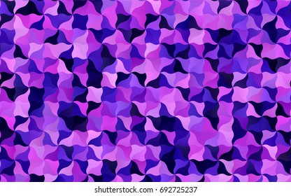 Light Purple, Pink vector blurred background. Modern geometrical abstract illustration with gradient bandy lines. The completely new template can be used for your brand book.