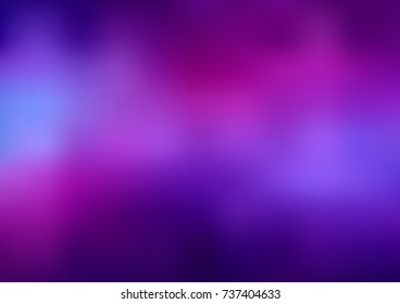 Light Purple, Pink vector blurred template. Colorful illustration in abstract style with gradient. A completely new template for your business design.